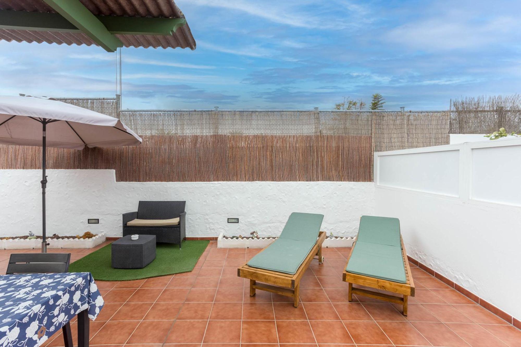 Private Chill-Out Terrace Bungalow - Pool San Bartolomé Zewnętrze zdjęcie